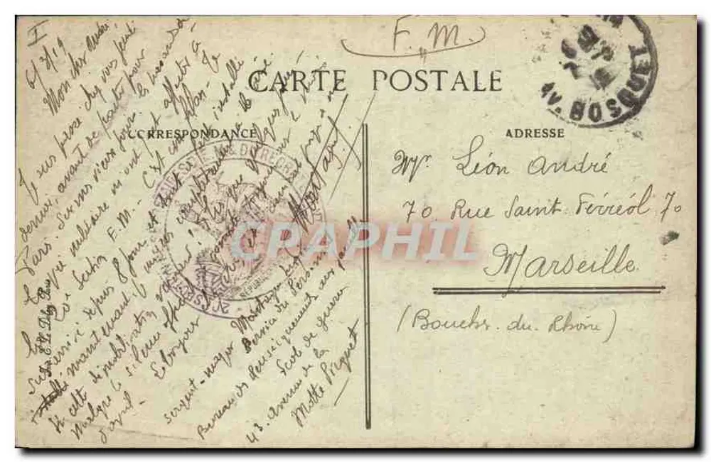 Paris — Ponte Alexandre III — editor desconhecido, n° 4033 - Verso