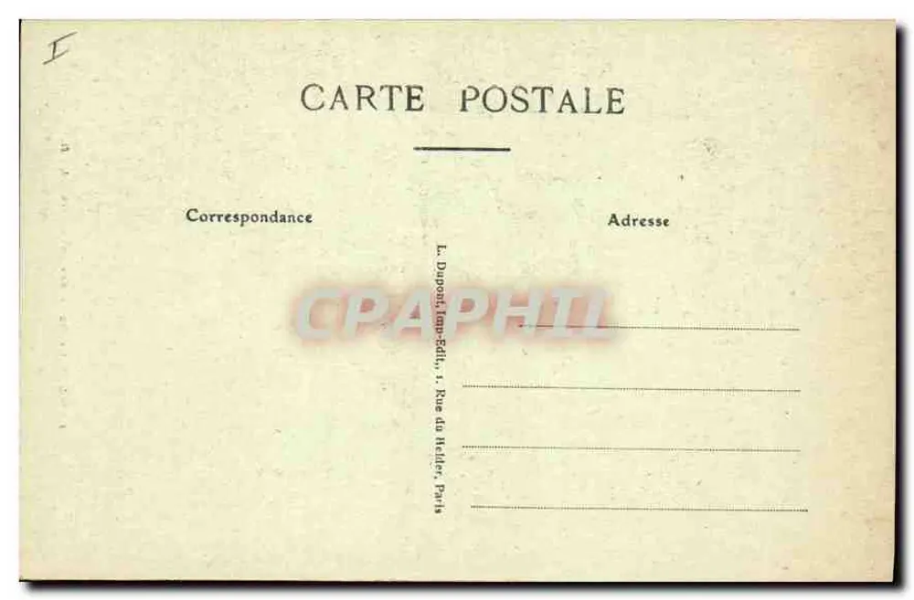 Paris — O Domo dos Invalidos — L. D. - Verso