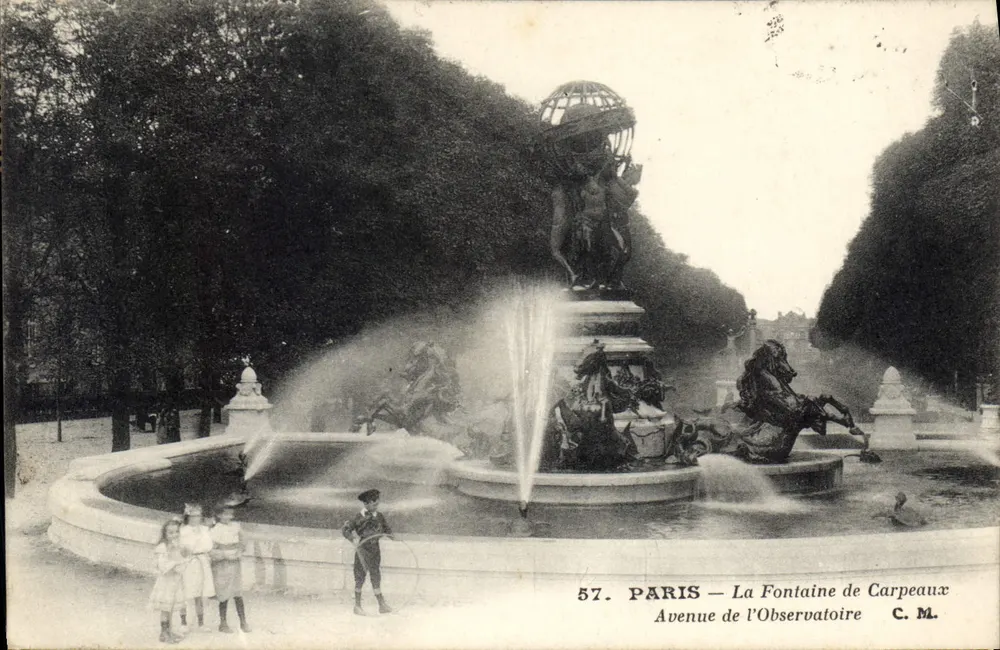 Paris — Fontaine Carpeaux — Avenue de l'Observatoire — C. M. — n°57 - Vorderseite