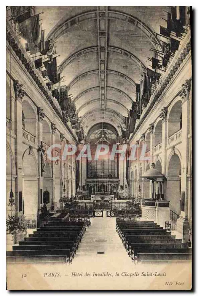 Paris — Hôtel des Invalides, Kapelle Saint-Louis — ND Piot - Vorderseite
