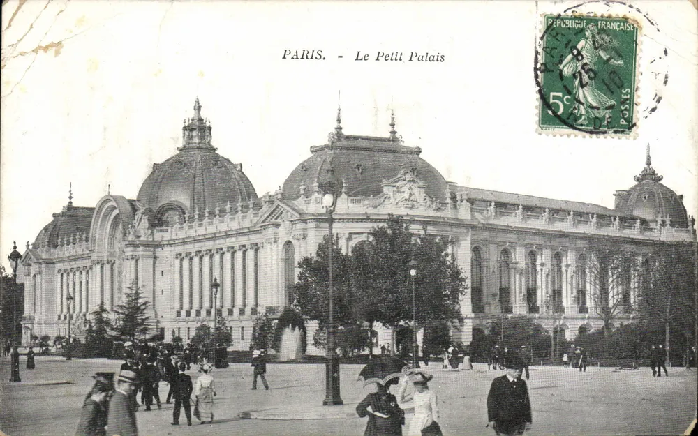 Paris - Le Petit Palais — éditeur non visible, n° de série non lisible - Frente