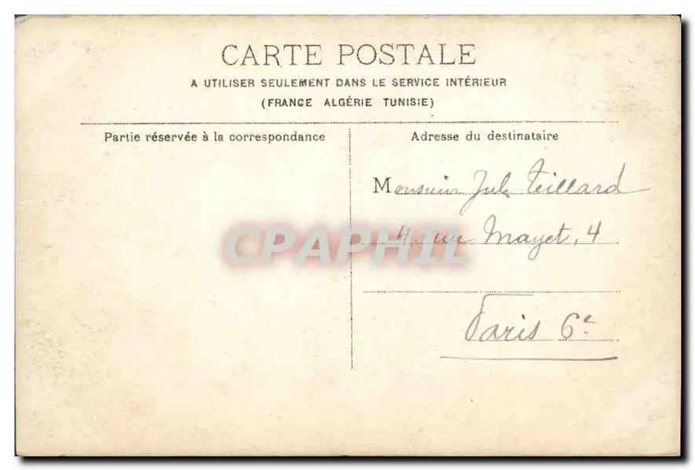 Paris — Les Invalides — Graphil - Verso