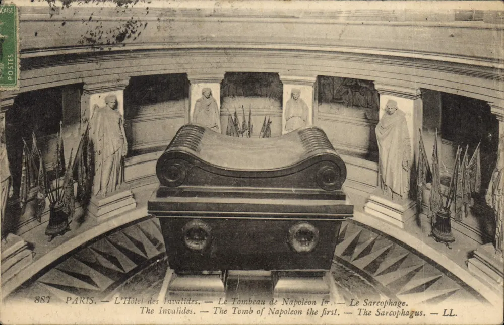 Hôtel des Invalides — Das Grab von Napoleon I. — Der Sarg — LL. — Nr. 887 - Vorderseite