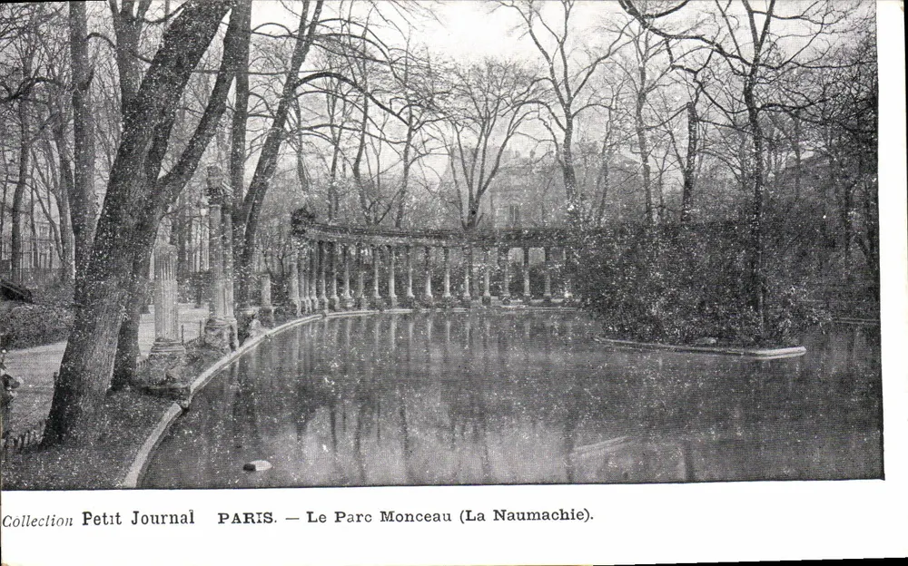 Paris — Der Parc Monceau (Die Naumachie) — Collection Petit Journal - Vorderseite