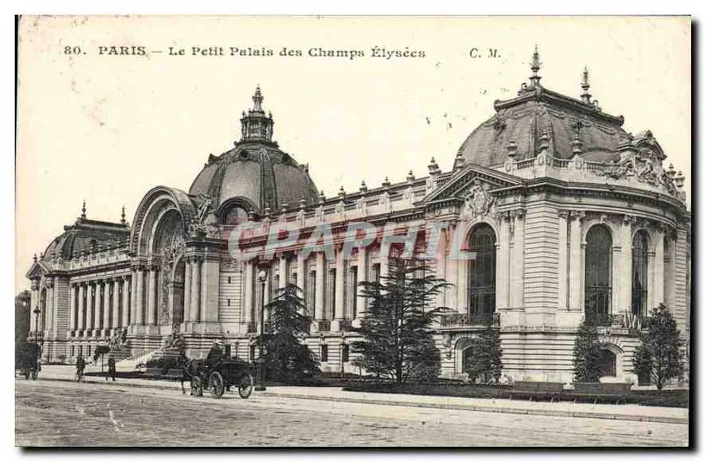 Paris — O Pequeno Palácio dos Campos Elísios — C. M. n°80 - Frente
