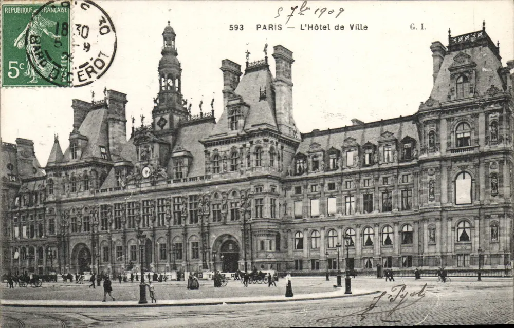 Paris — O Palácio de Justiça — G.I. n°593 - Frente