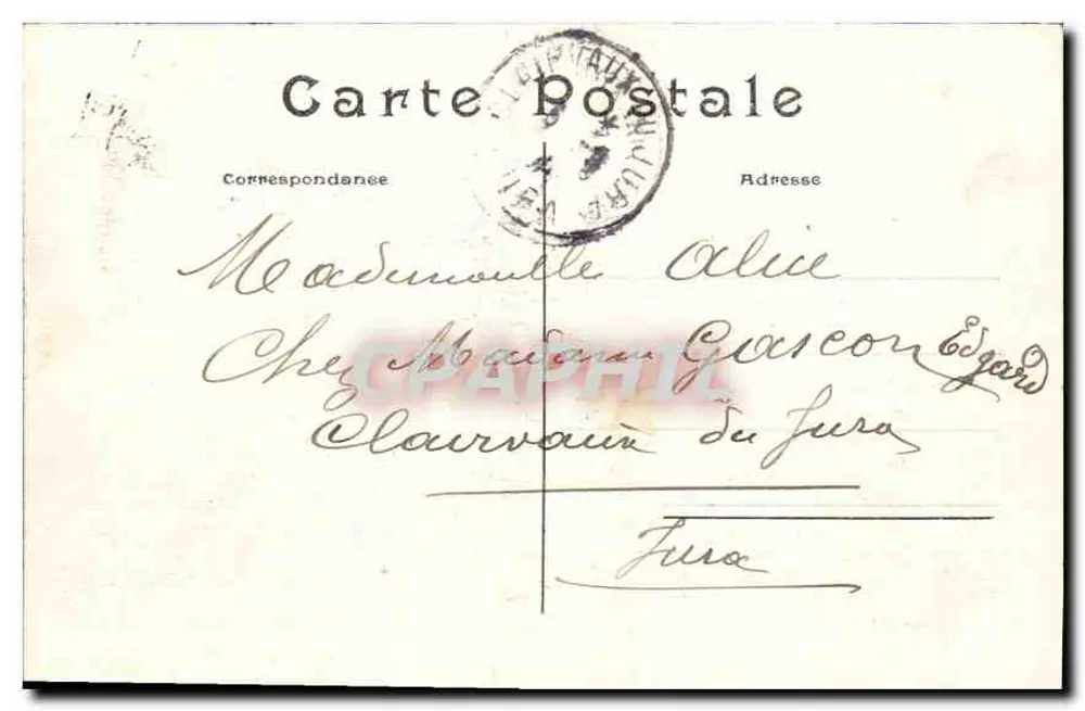 Paris — O Palácio de Justiça — G.I. n°593 - Verso