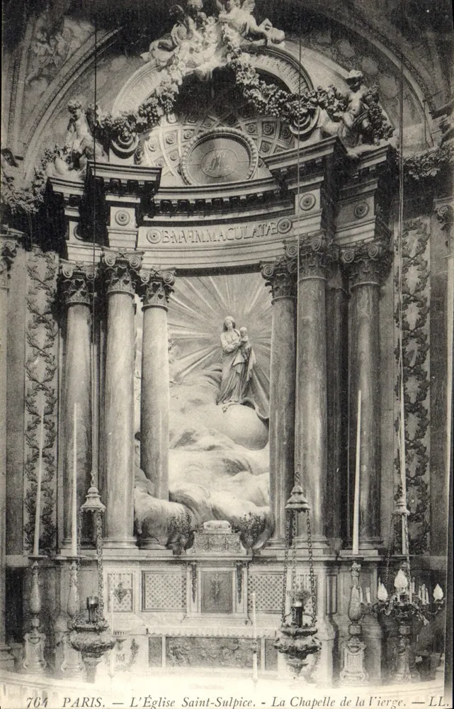 Paris — Die Kirche Saint-Sulpice — Die Kapelle der Jungfrau — LL. 764 - Vorderseite
