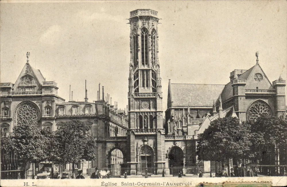 Igreja de Saint-Germain-l'Auxerrois — Paris — H. L. - Frente