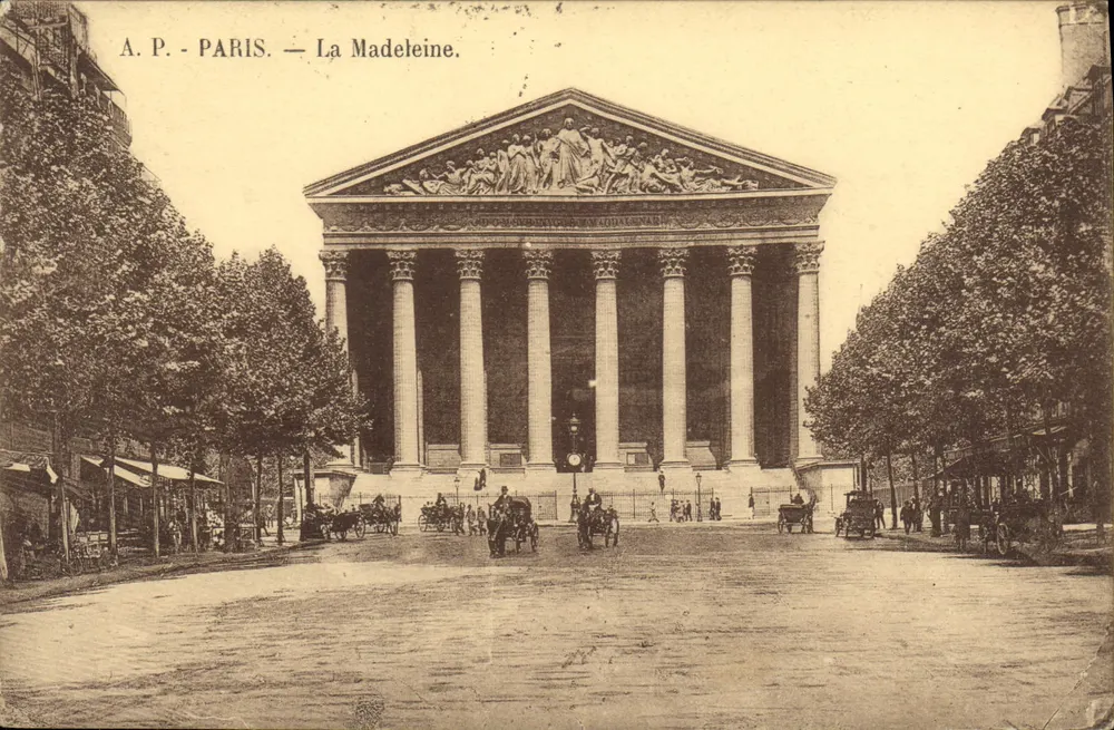 Paris — A Madeleine — A.P. Paris - Frente