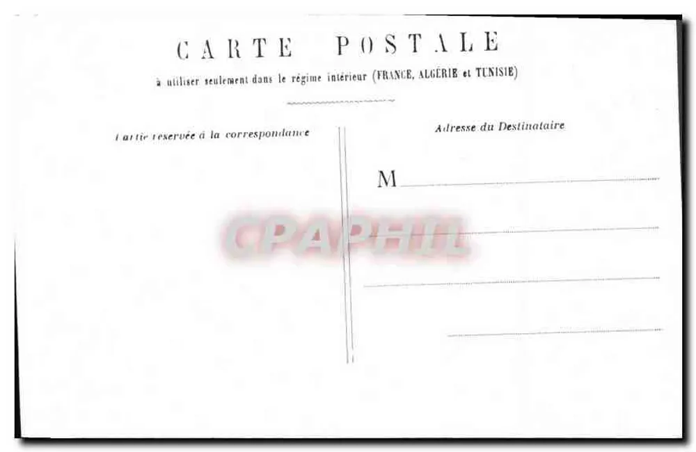 Notre-Dame de Paris — vista da fachada — carta postal interior - Verso