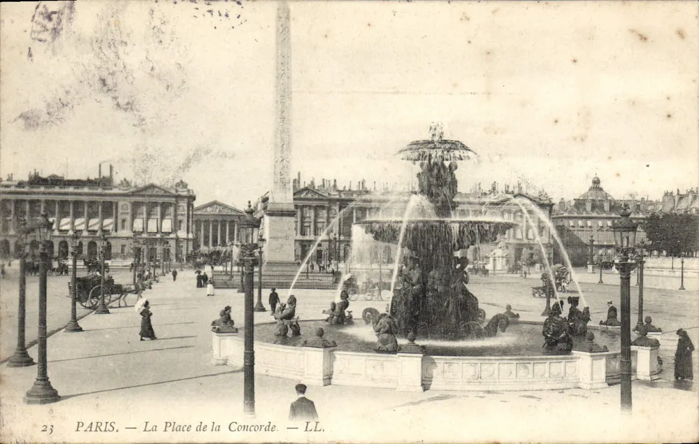 Paris — A Place de la Concorde — LL. n°23 - Frente