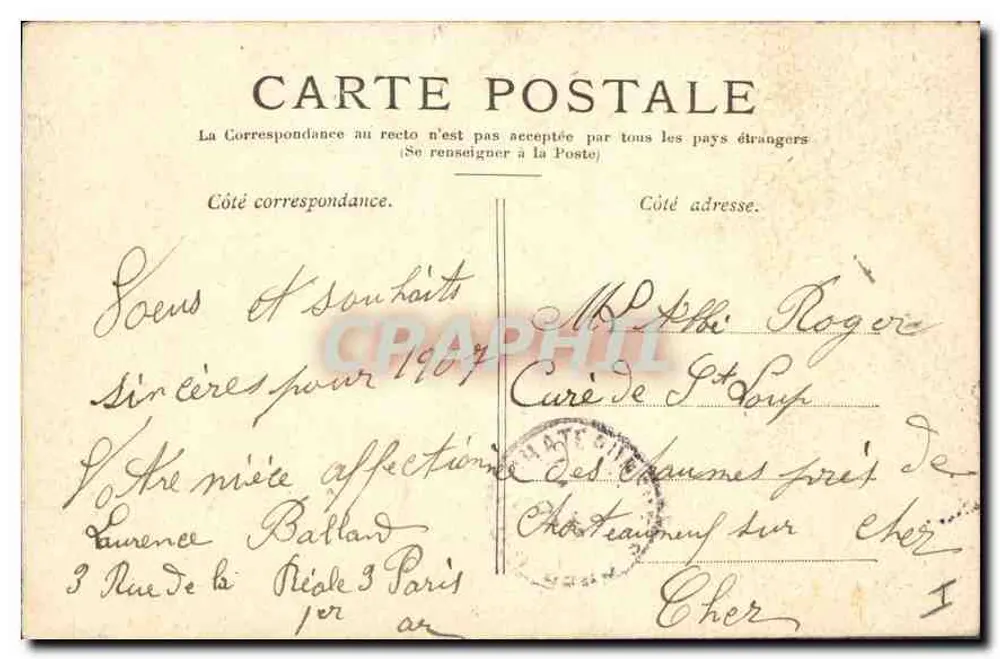 Paris — Notre-Dame - Verso