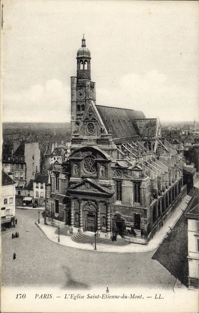 Paris — A Igreja de Saint-Etienne-du-Mont — LL. n° 170 - Frente