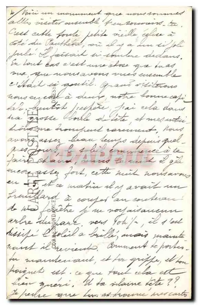 Paris — A Igreja de Saint-Etienne-du-Mont — LL. n° 170 - Verso