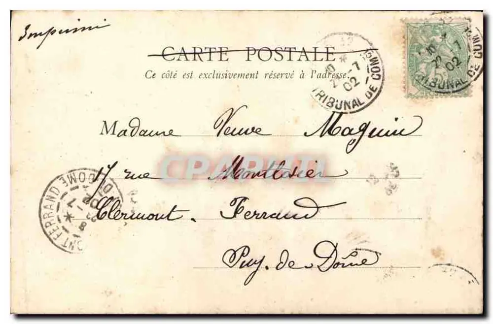 PARIS – Notre-Dame (fachada) — B.F. Paris, n° 96 - Verso
