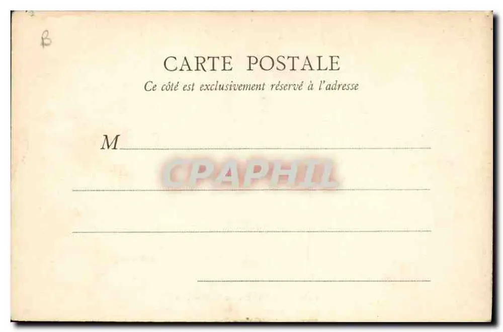 PARIS — Tuileries-Garten — B. K., Paris, n° 124 - Rückseite