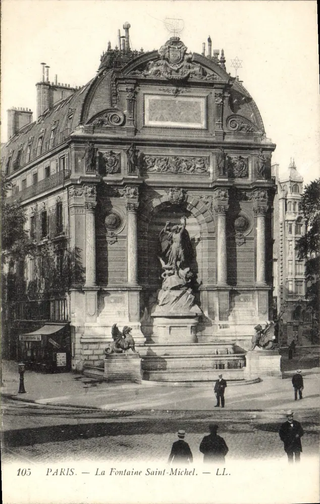 Paris — Fonte de São Miguel — LL. — n° 105 - Frente