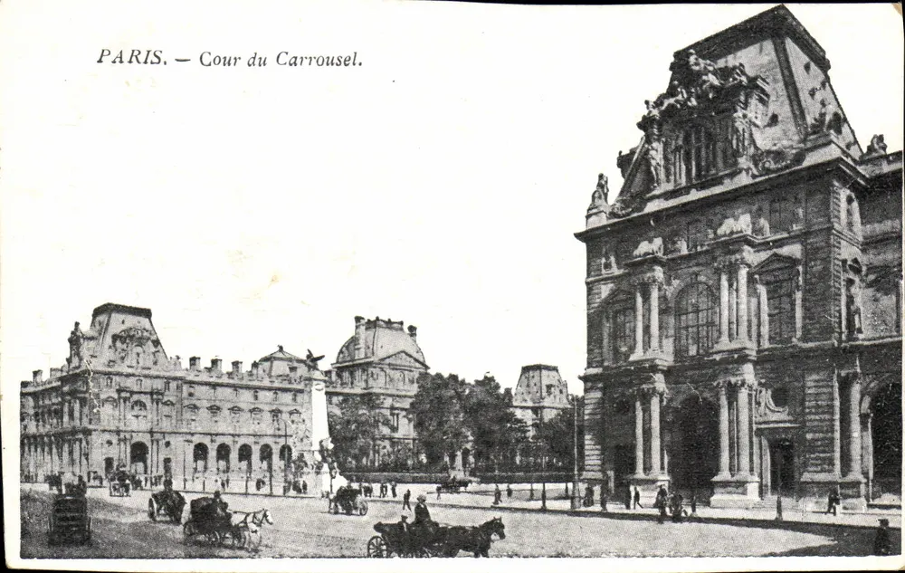 PARIS — Cour du Carrousel — sem editor ou número visível - Frente