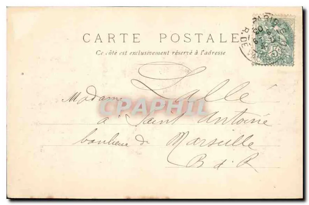 Square Cluny — Paris — editor desconhecido, n° 111 - Verso