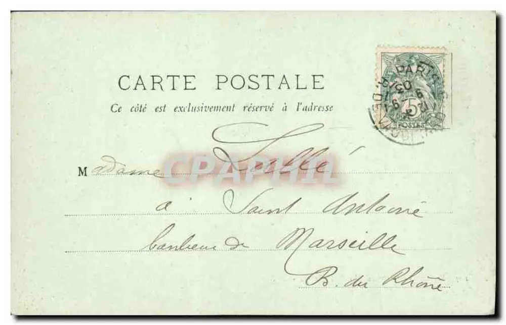 Paris — Panorama dos Oito Pontes — LL. n°123 - Verso