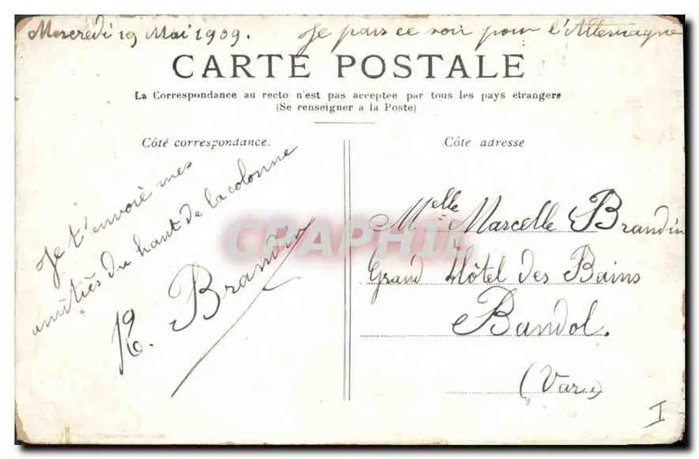 Paris — La Place de la Bastille — éditeur CPAPHIL - Verso