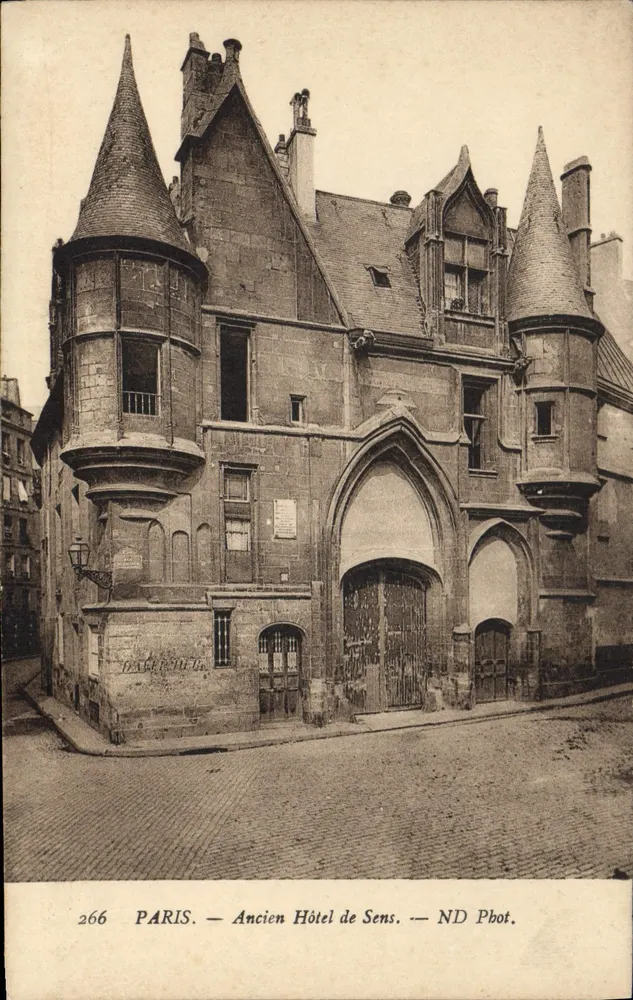 Paris — Antigo Hotel de Sens — ND Fot. n° 266 - Frente