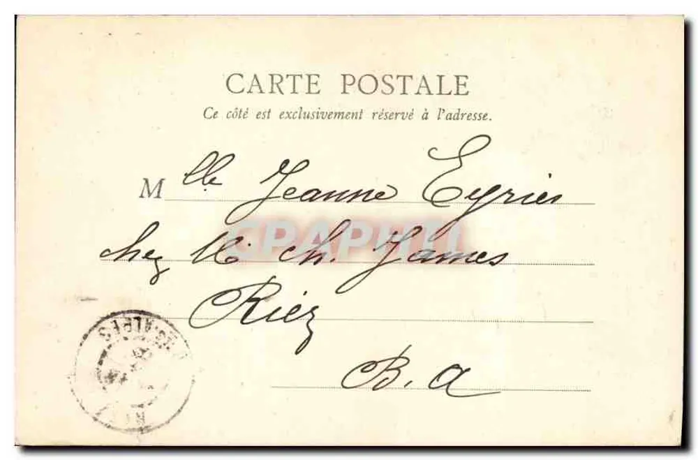 Paris - Museu do Louvre — E.R., Paris, n°77 - Verso