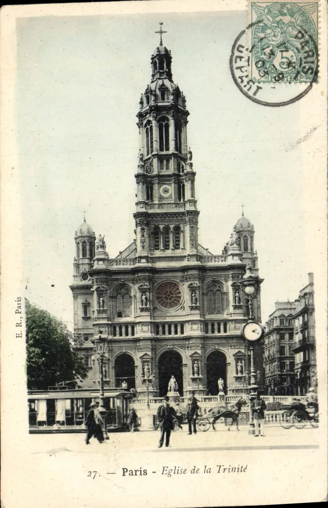 Paris — Igreja da Trindade — E.R. Paris, n°27 - Frente