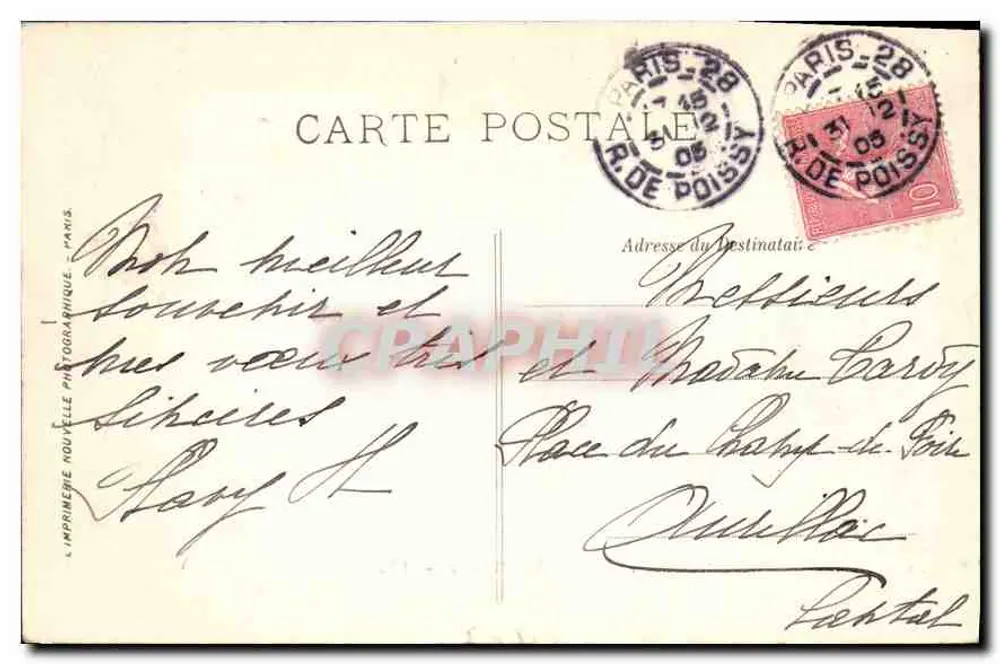 Parigi — I Campi Elysi e il Ristorante Paillard — LL. - Verso
