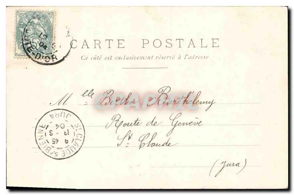 Cour do Louvre — Paris — editor Paris, n° 34 - Verso