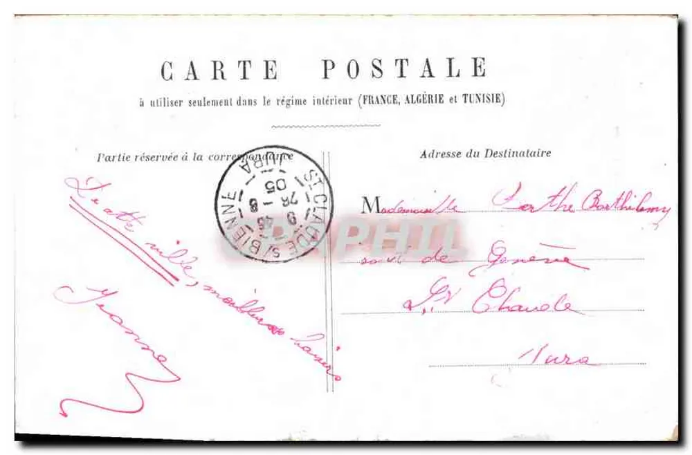 Paris - Igreja de São Vicente de Paulo — editor Bonnet, número de série não visível - Verso