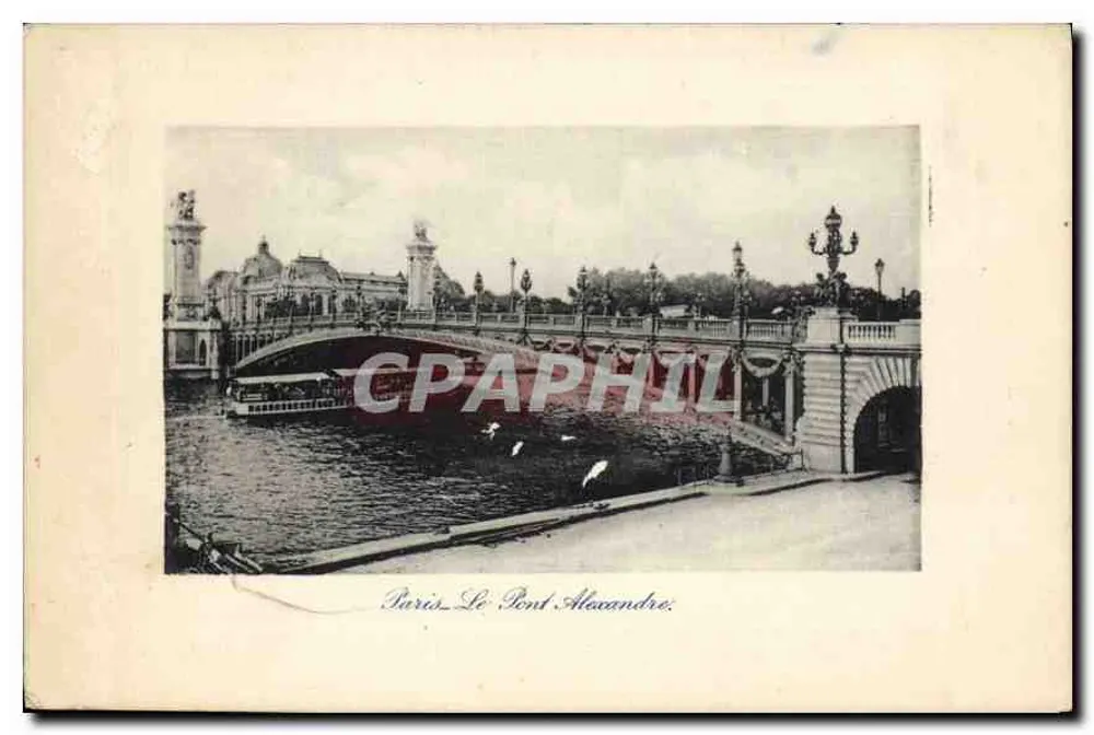 Paris — O Ponte Alexandre III — Compagnie Industrielle - Frente
