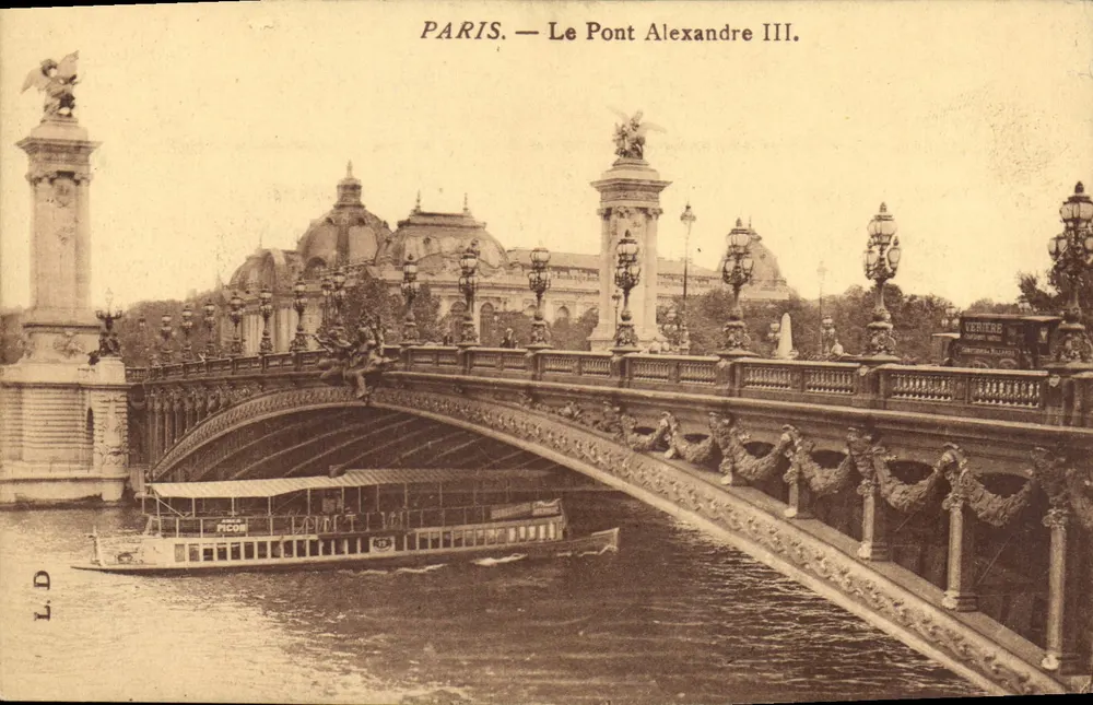 Paris — O Pont Alexandre III — L.D. editora - Frente