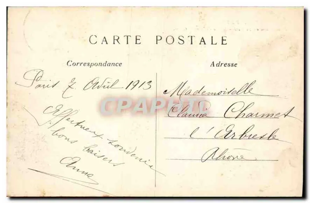 Paris - Panorama da Cidade - Notre-Dame — C.M. n°152 - Verso