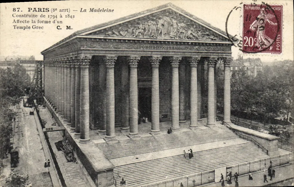 Paris (8. Arrondissement) — La Madeleine — C. M. - Vorderseite
