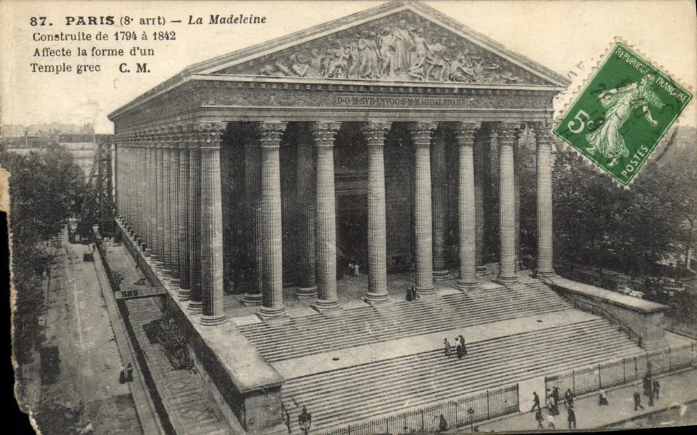 Paris (8. Arrondissement) — Die Madeleine — C.M. - Vorderseite