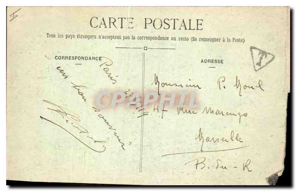 Paris (8. Arrondissement) — Die Madeleine — C.M. - Rückseite