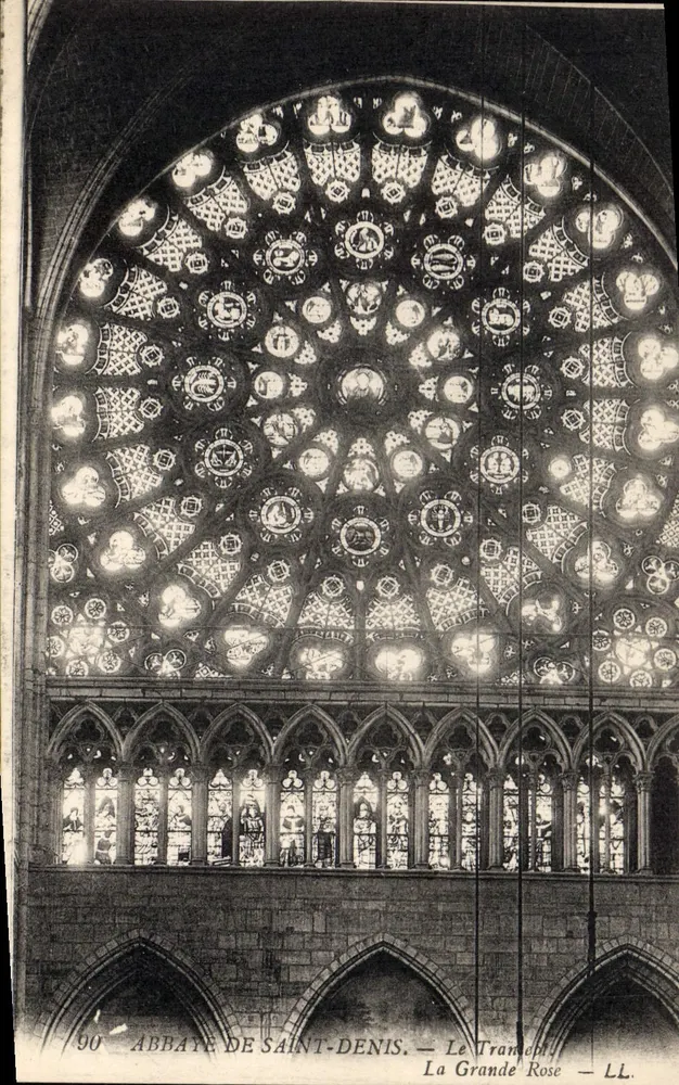 Abtei Saint-Denis — Der Tramep, Die Große Rose — LL. - Vorderseite