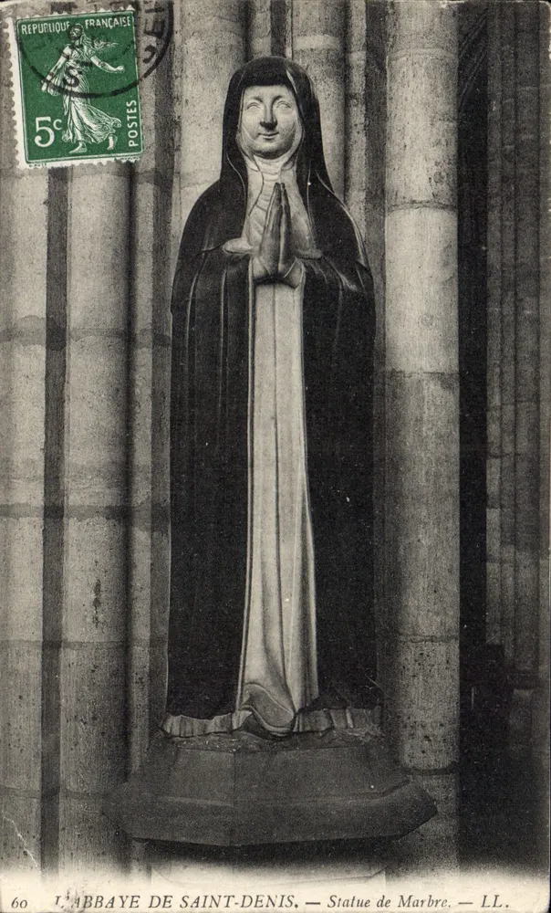 A ABBADIA DE SÃO DEnis — Estátua de mármore — LL. - Frente