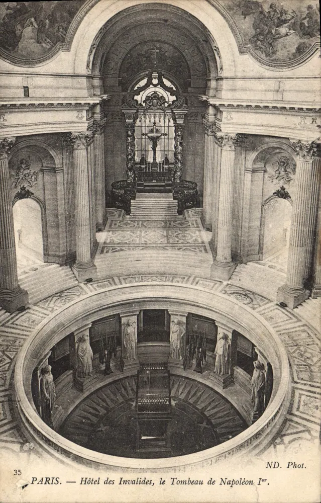 PARIS — Hôtel des Invalides, das Grab von Napoleon I — ND. Phot. n°35 - Vorderseite