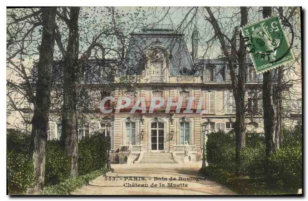 Paris - Bois de Boulogne - Schloss La Muette — n° 553 - Vorderseite