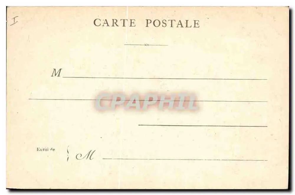 Paris — Lafontaine (Auteuil) — editor desconhecido - Verso