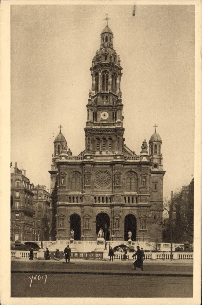 Igreja da Trindade — Paris — Edição de Arte YV017 - Frente