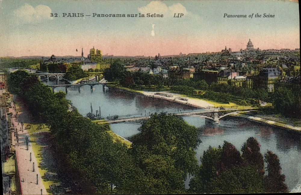 PARIS — Panorama sobre a Sena — LIP, n°32 - Frente