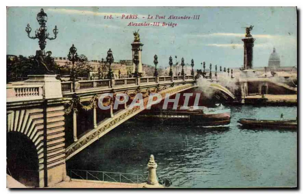 Paris - O Ponte Alexandre-III — Edição 'La Cigogne' n°118 - Frente