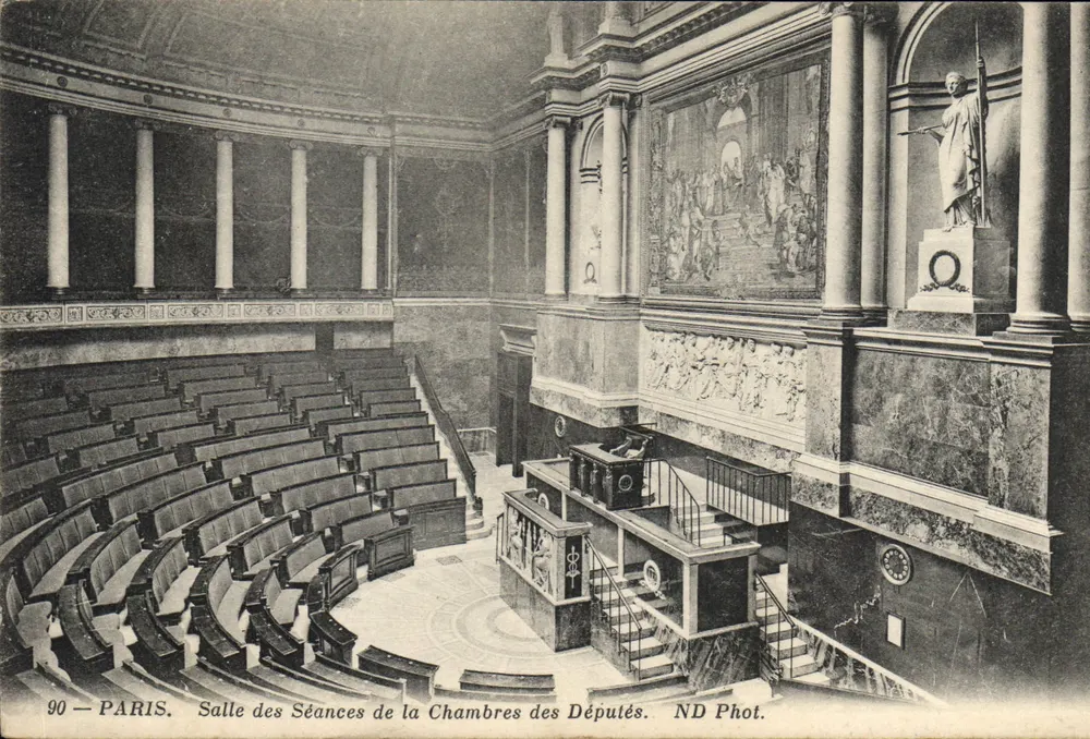 Paris — Sitzungssaal des Abgeordnetenhauses — ND Phot. Nr. 90 - Vorderseite