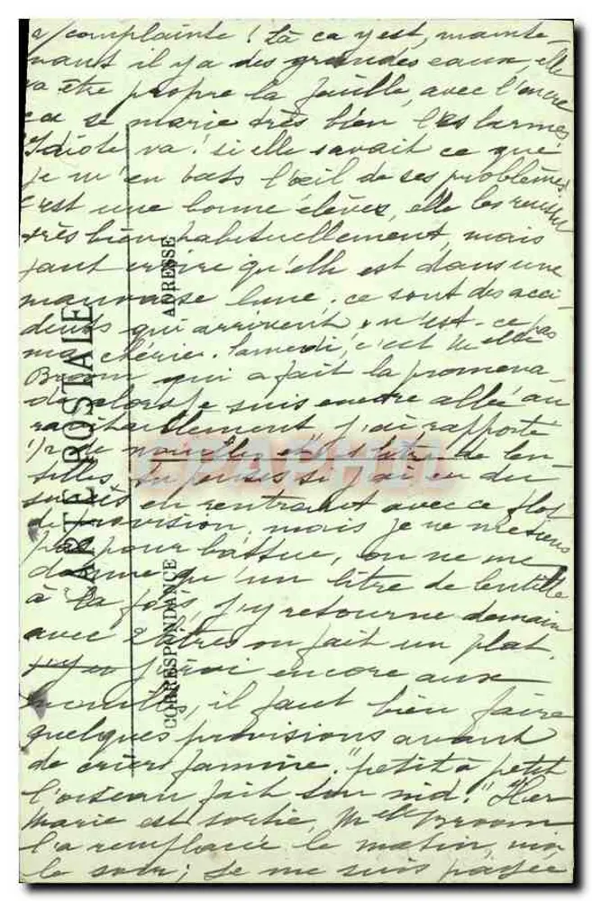 Paris — O Monumento de Victor-Hugo — Editor L.L. n°408 - Verso