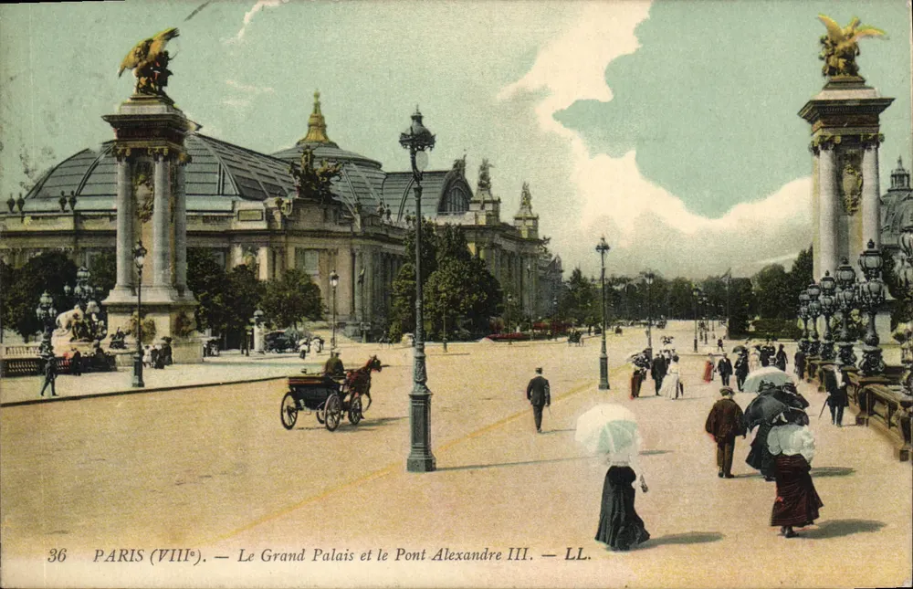 Paris (VIIIe) — Der Grand Palais und der Pont Alexandre III — LL. — Nr. 36 - Vorderseite