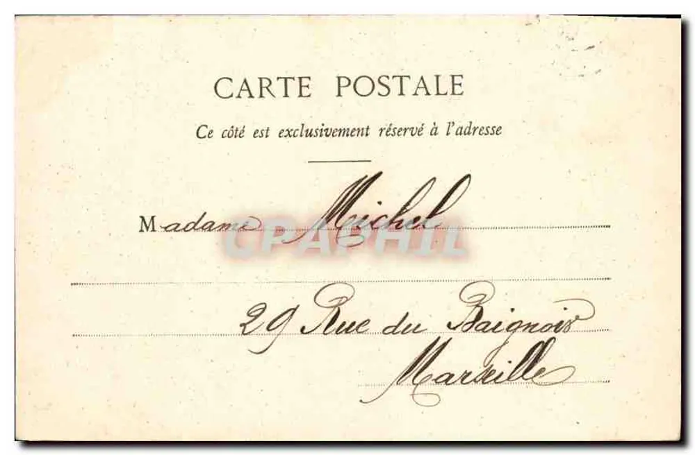 Paris — Porta do antigo Hotel de Clisson — L. Picard, n° 233 - Verso